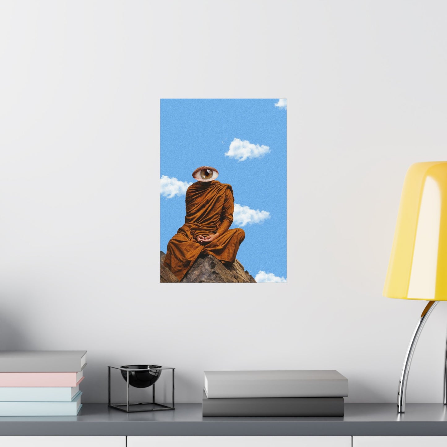 "Spiritual Monk" Art Print