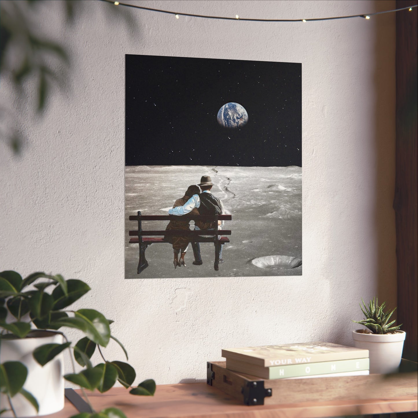 "Fly Me To The Moon" Art Print