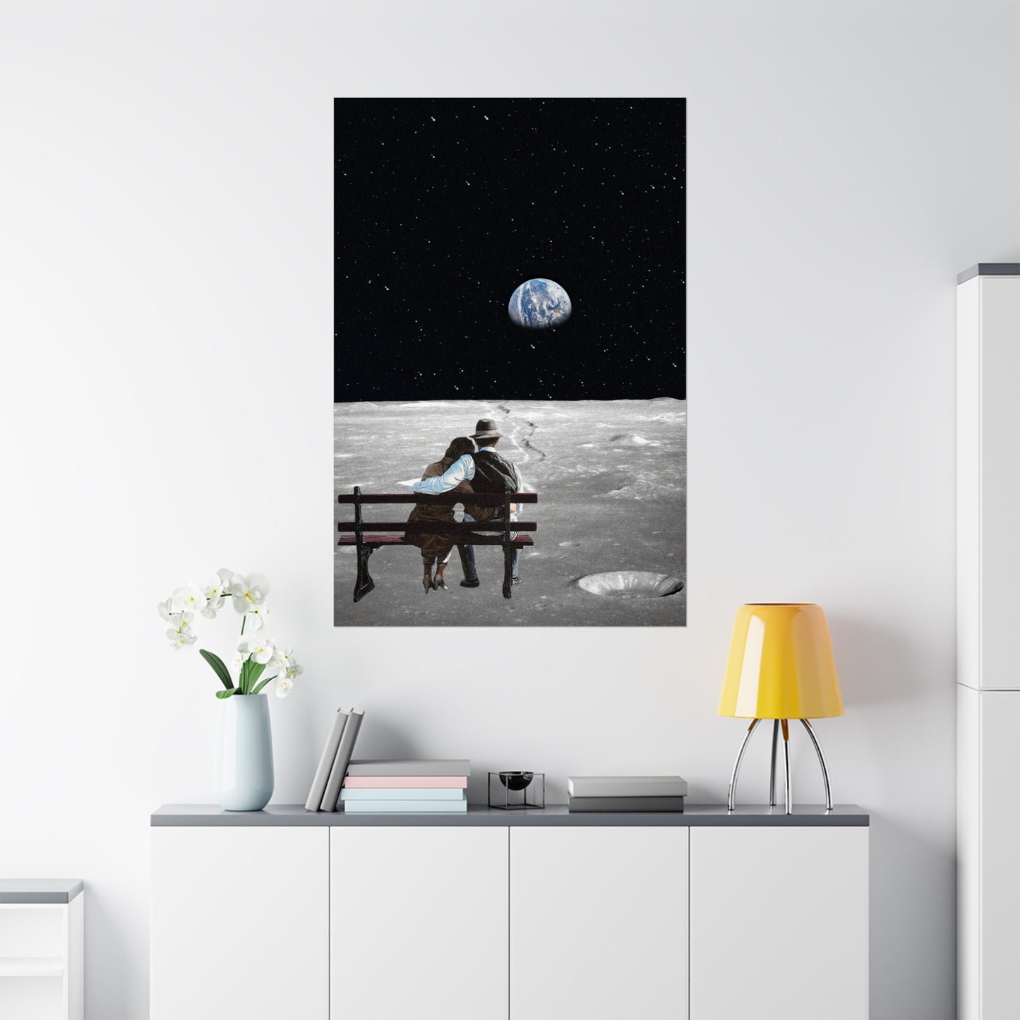 "Fly Me To The Moon" Art Print