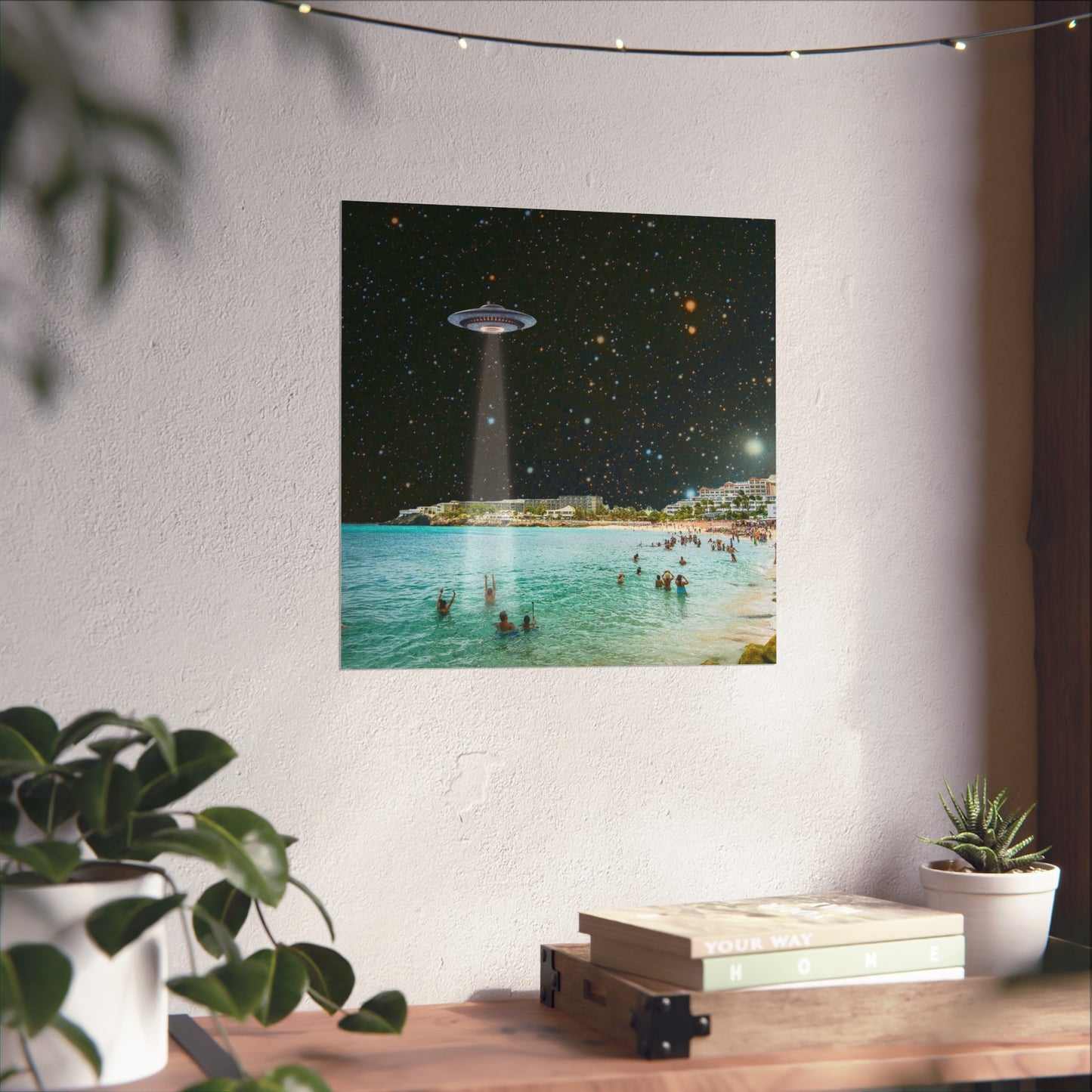 "Night Swim" Art Print