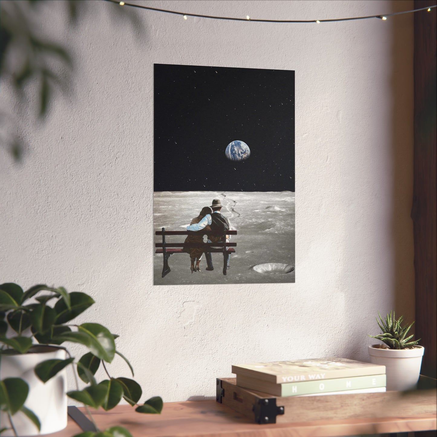 "Fly Me To The Moon" Art Print