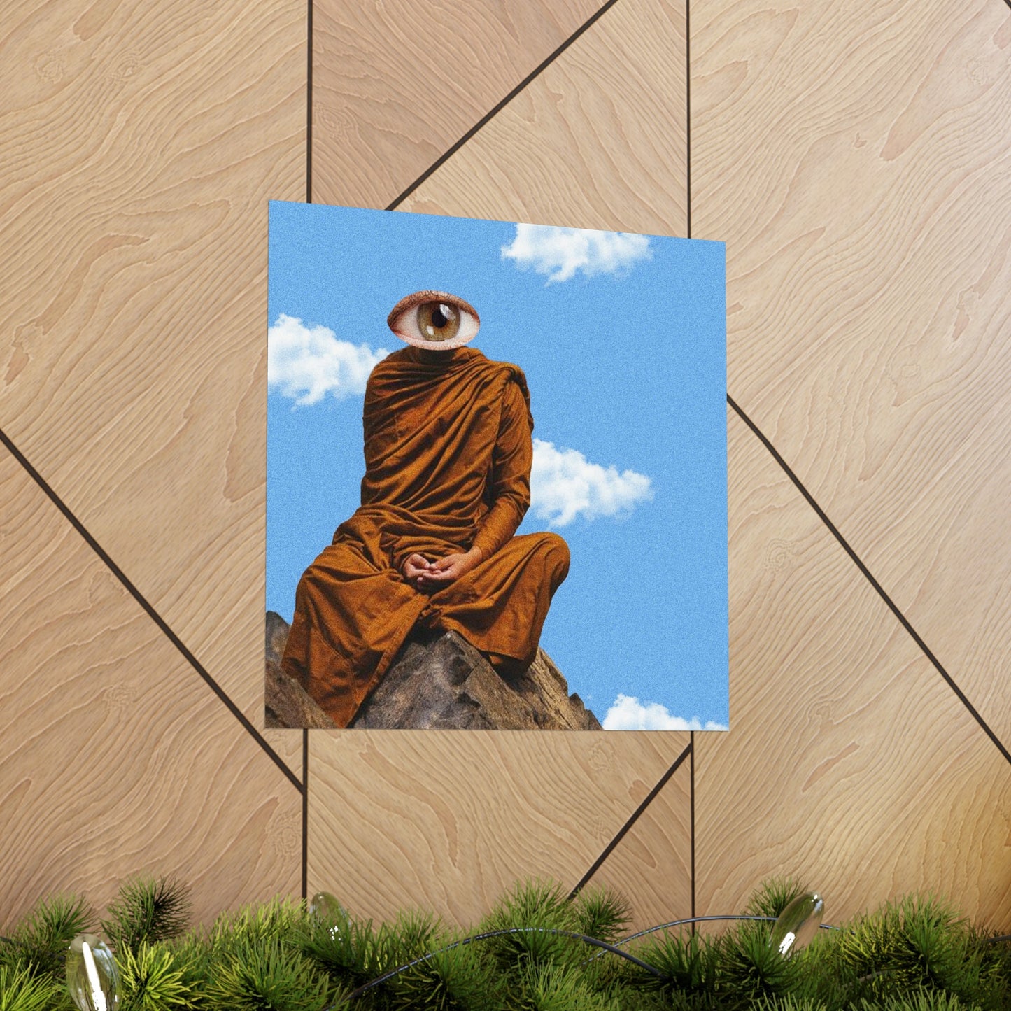 "Spiritual Monk" Art Print