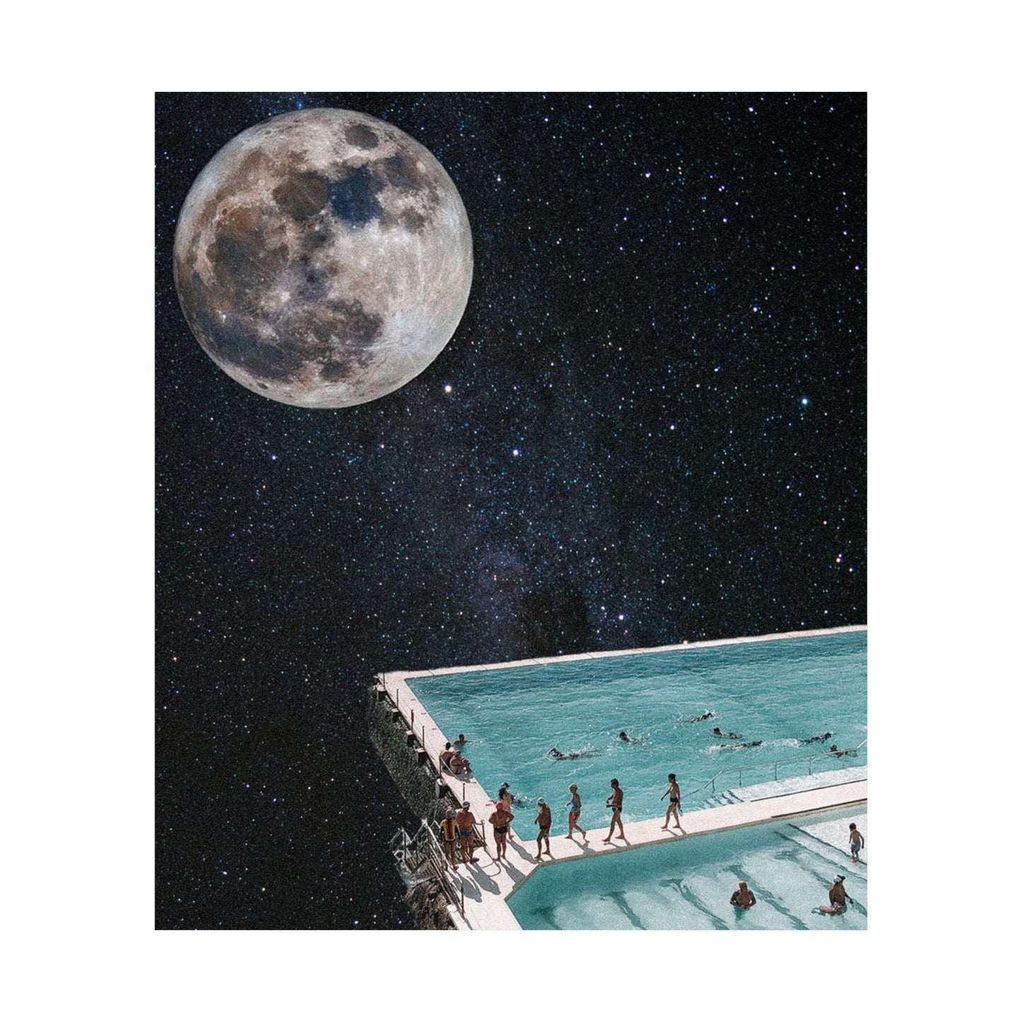 "Space Swimming" Art Print