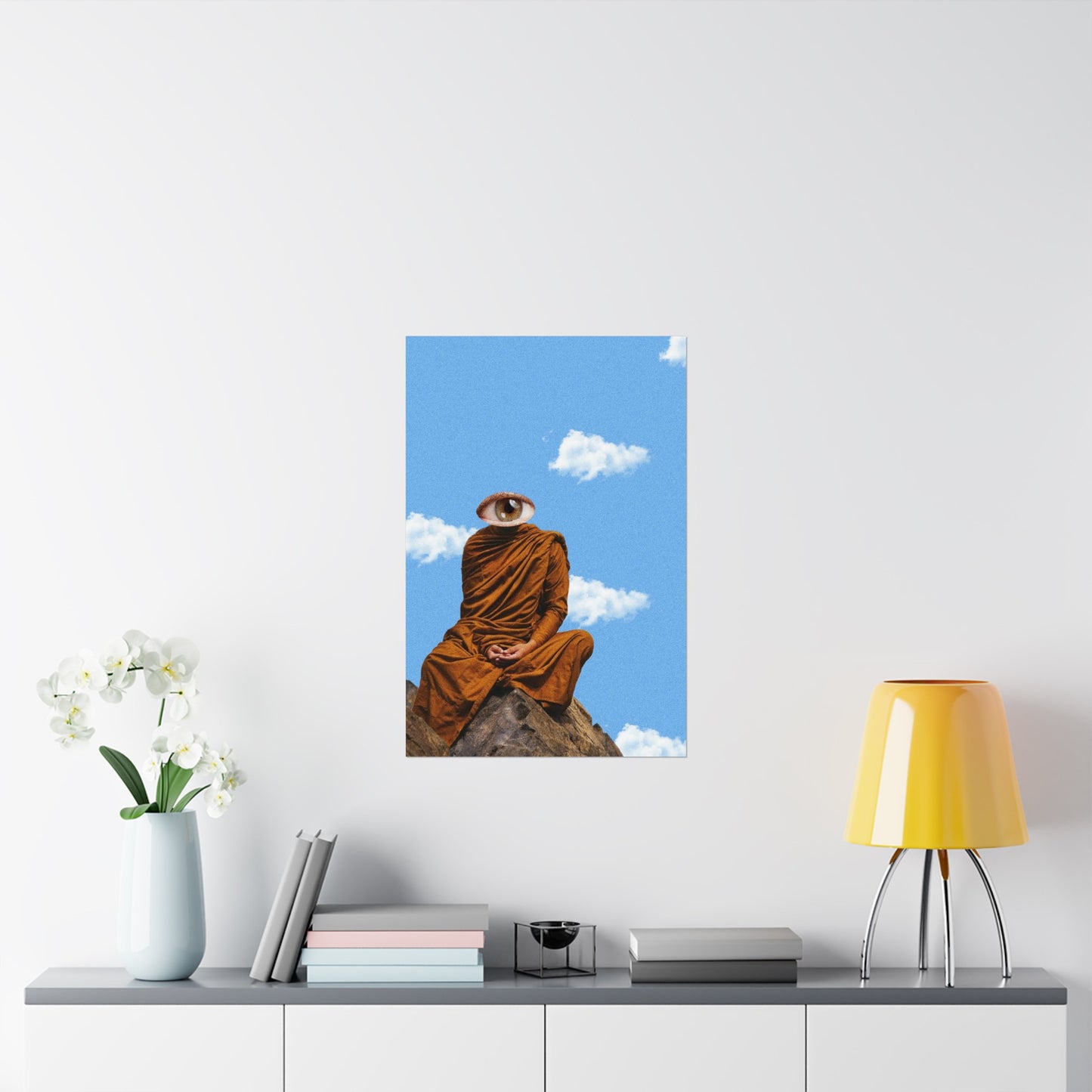 "Spiritual Monk" Art Print