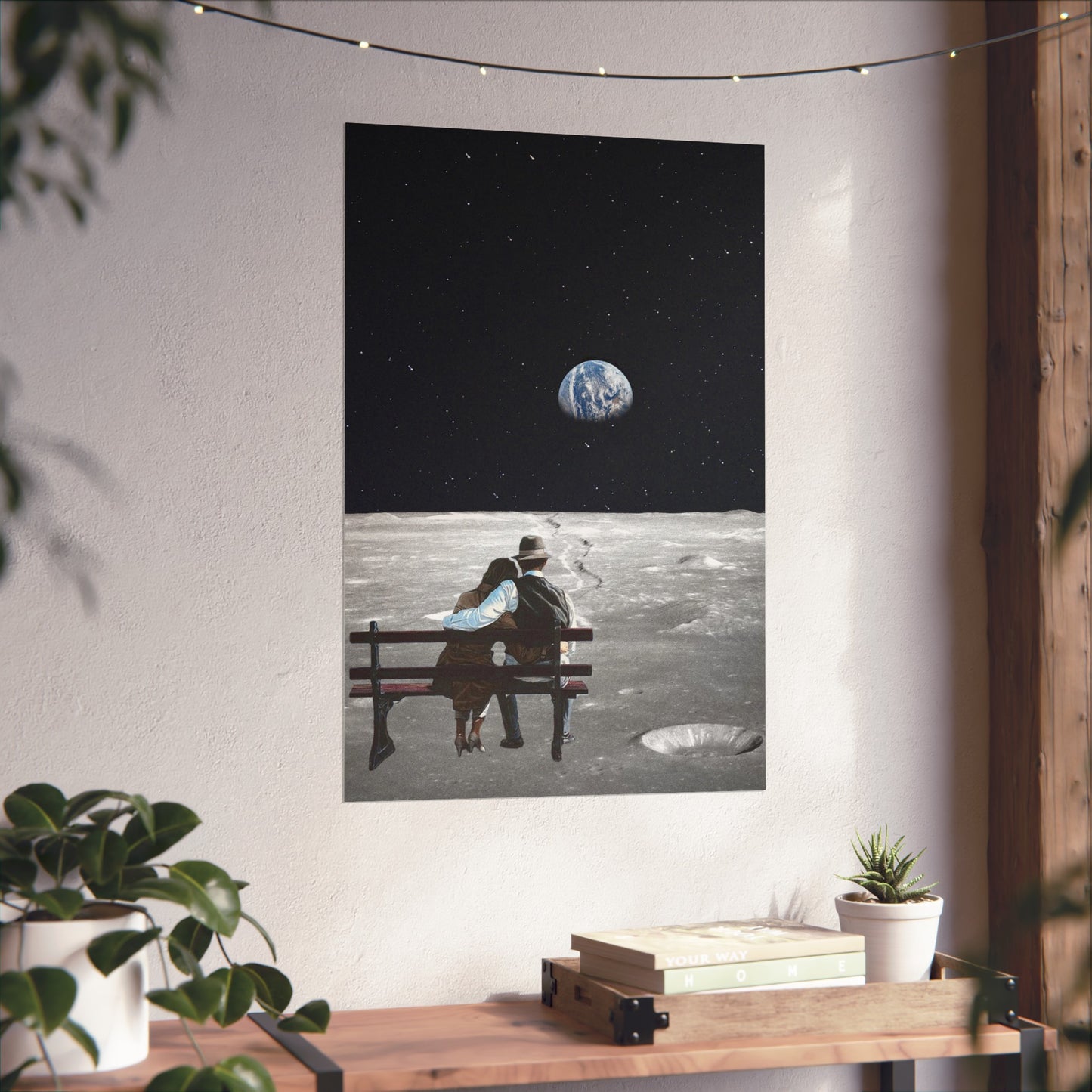 "Fly Me To The Moon" Art Print