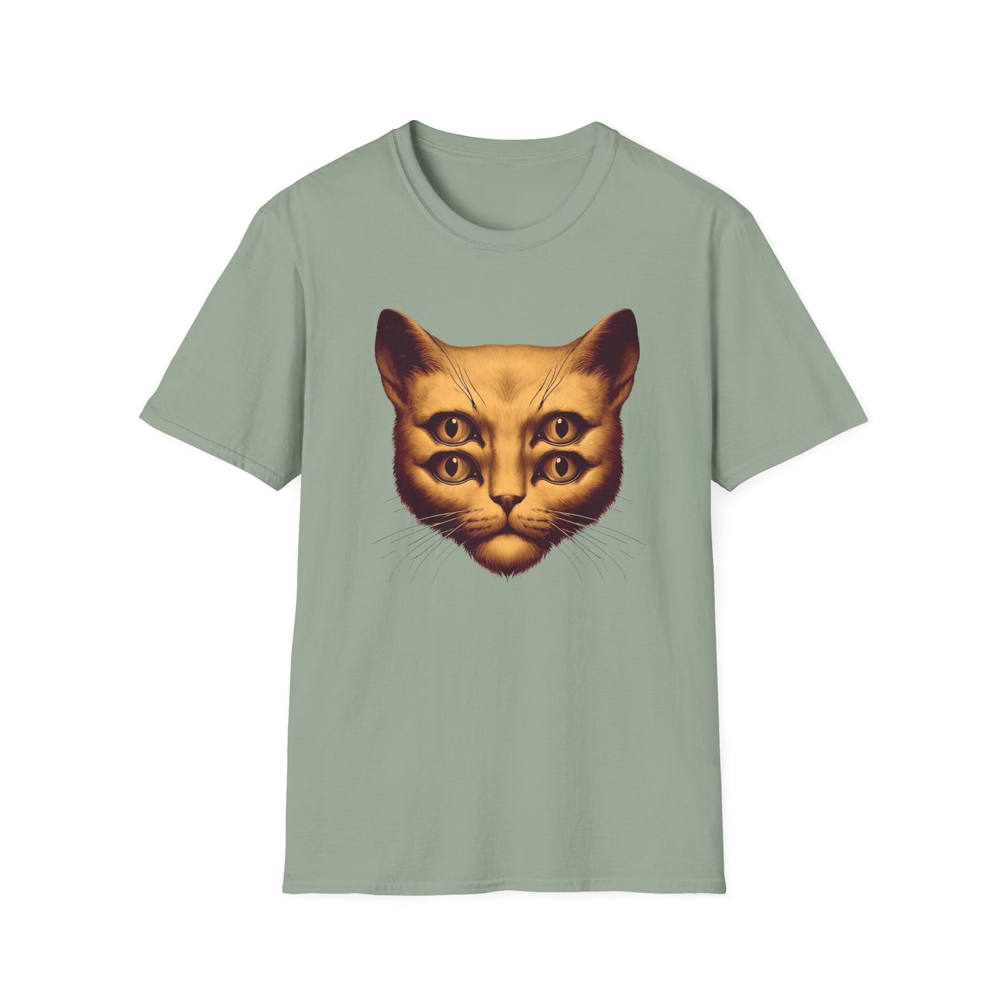 "Psychedelic Cat" T-Shirt