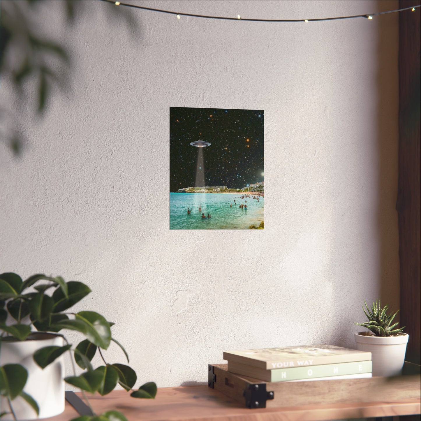 "Night Swim" Art Print