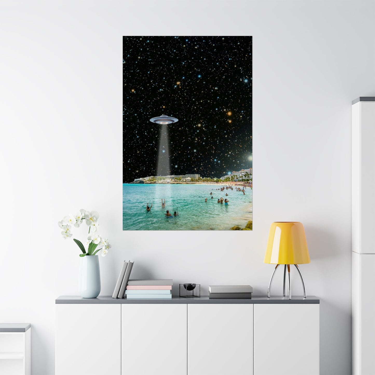 "Night Swim" Art Print