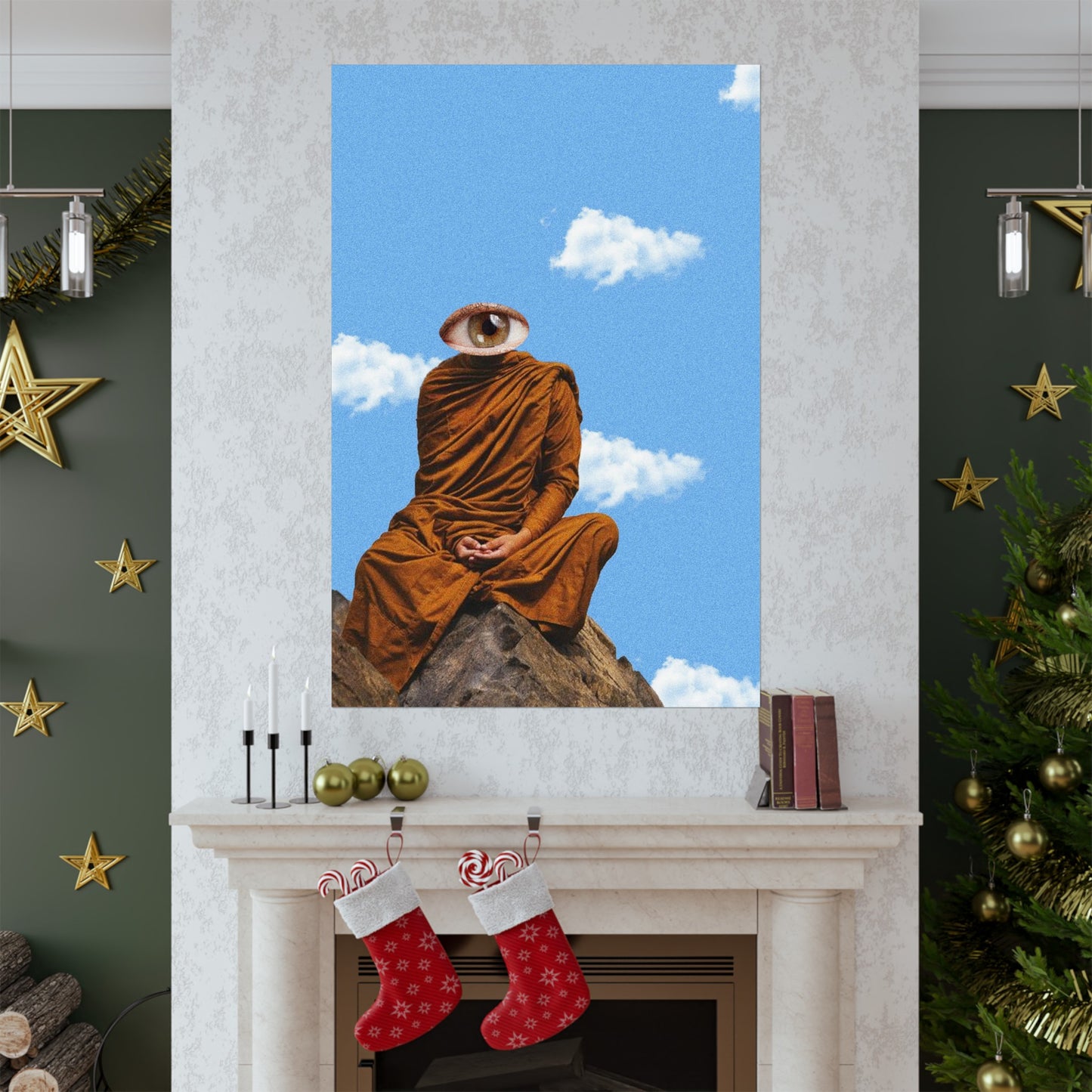 "Spiritual Monk" Art Print