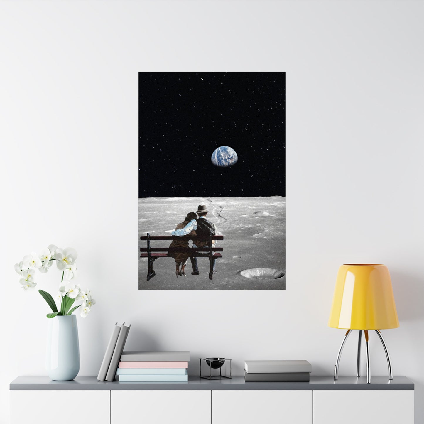 "Fly Me To The Moon" Art Print