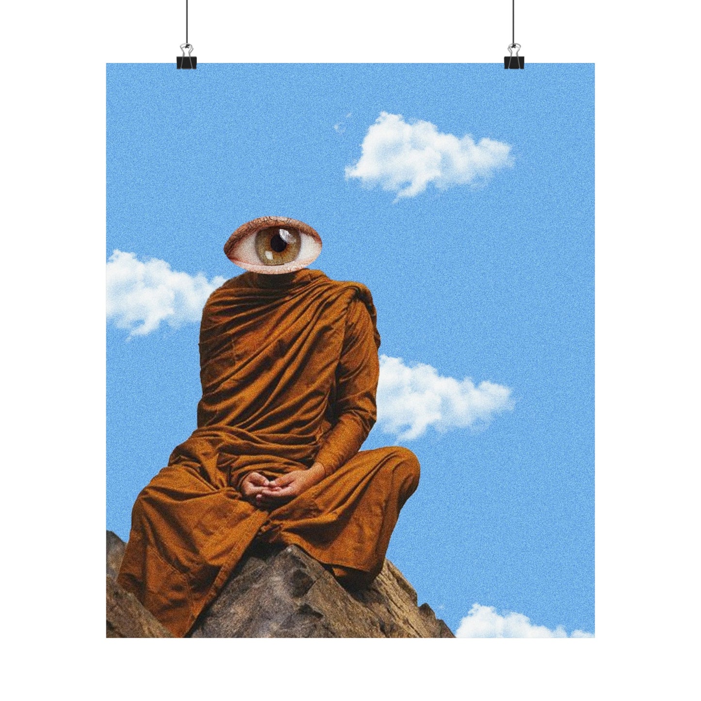 "Spiritual Monk" Art Print