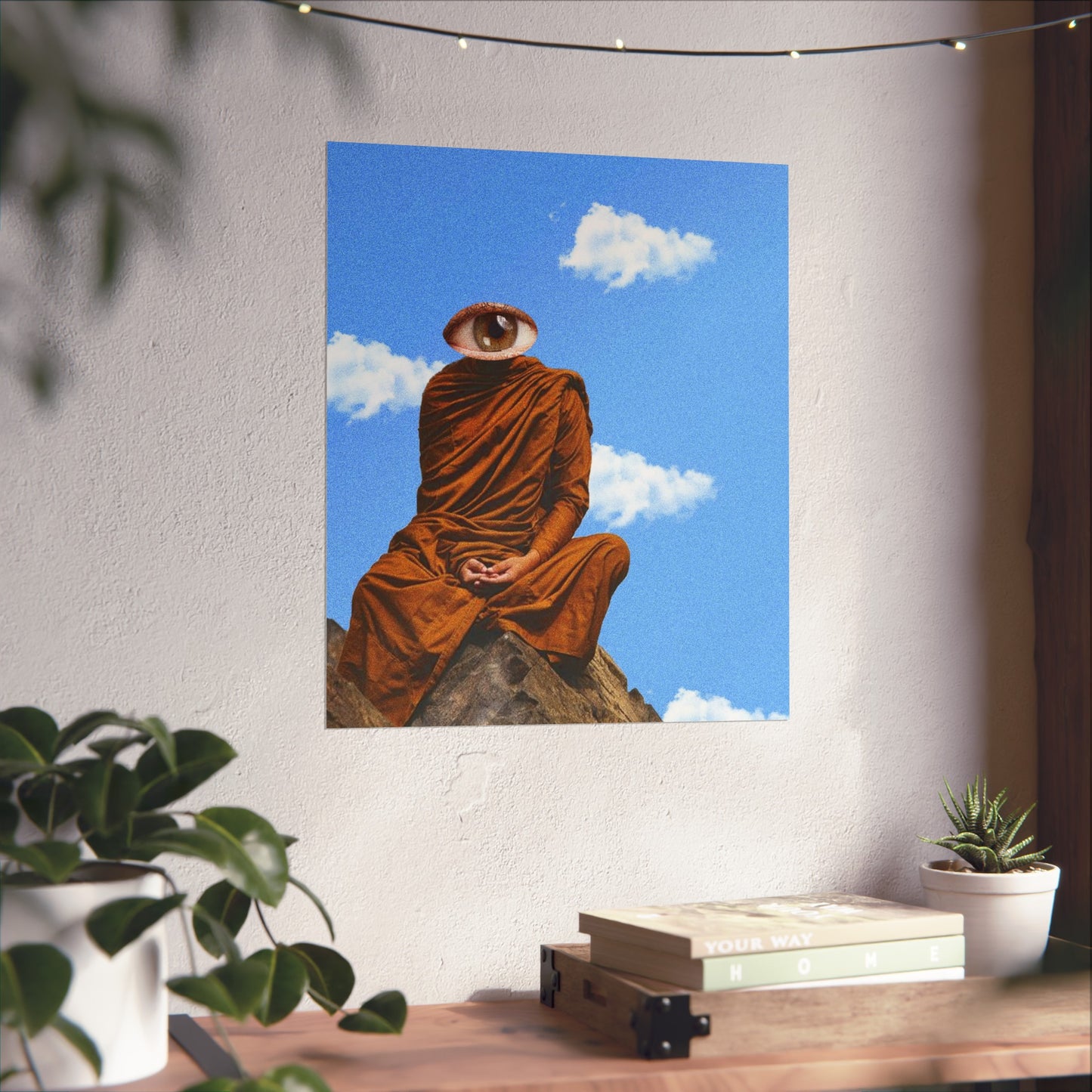 "Spiritual Monk" Art Print