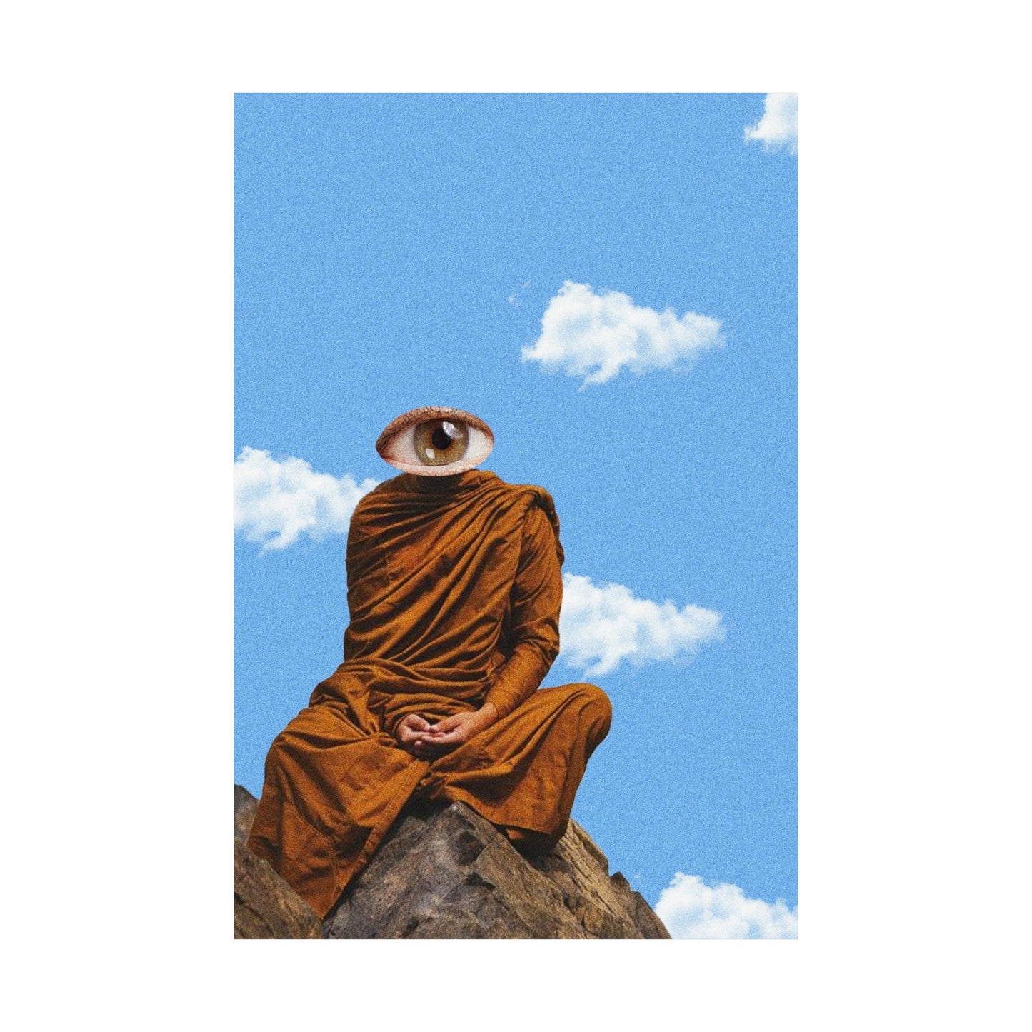 "Spiritual Monk" Art Print