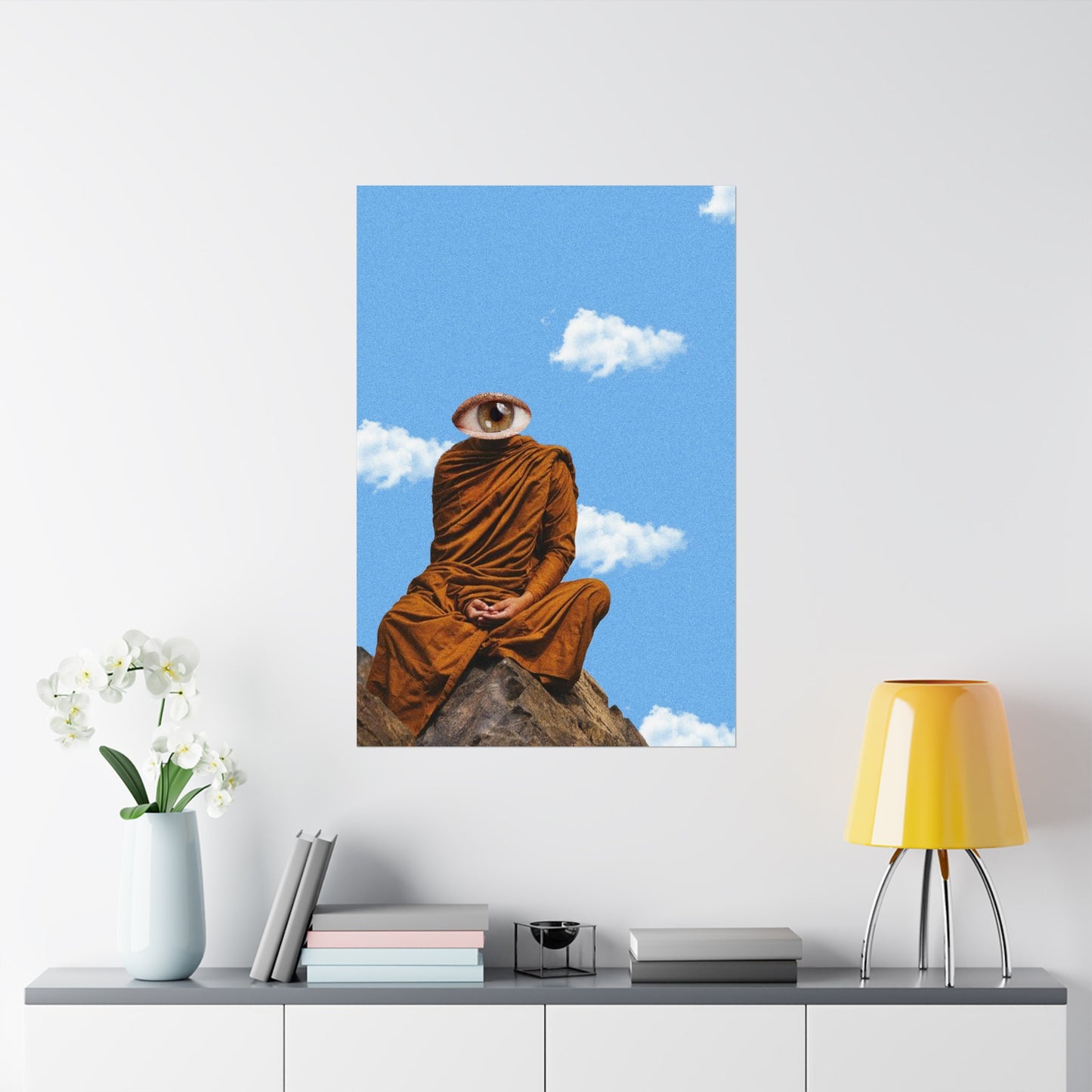 "Spiritual Monk" Art Print