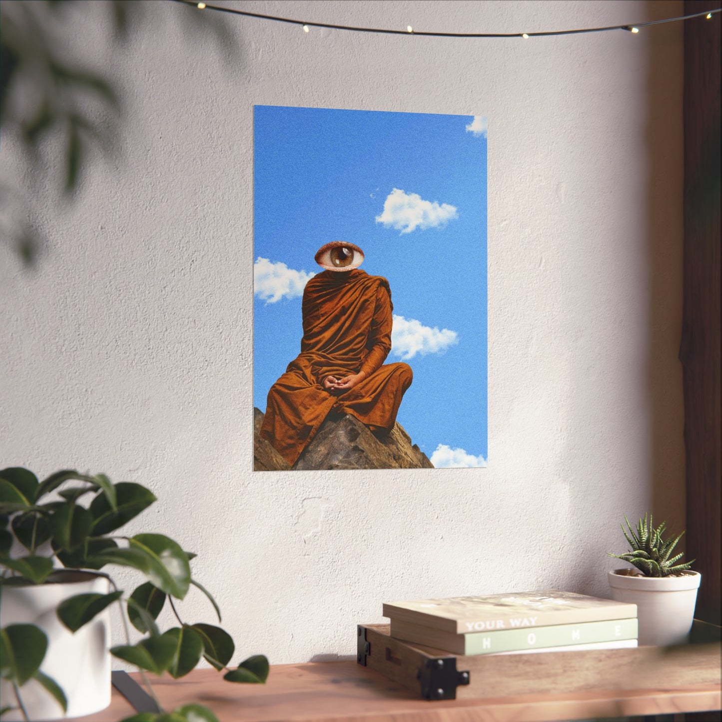 "Spiritual Monk" Art Print