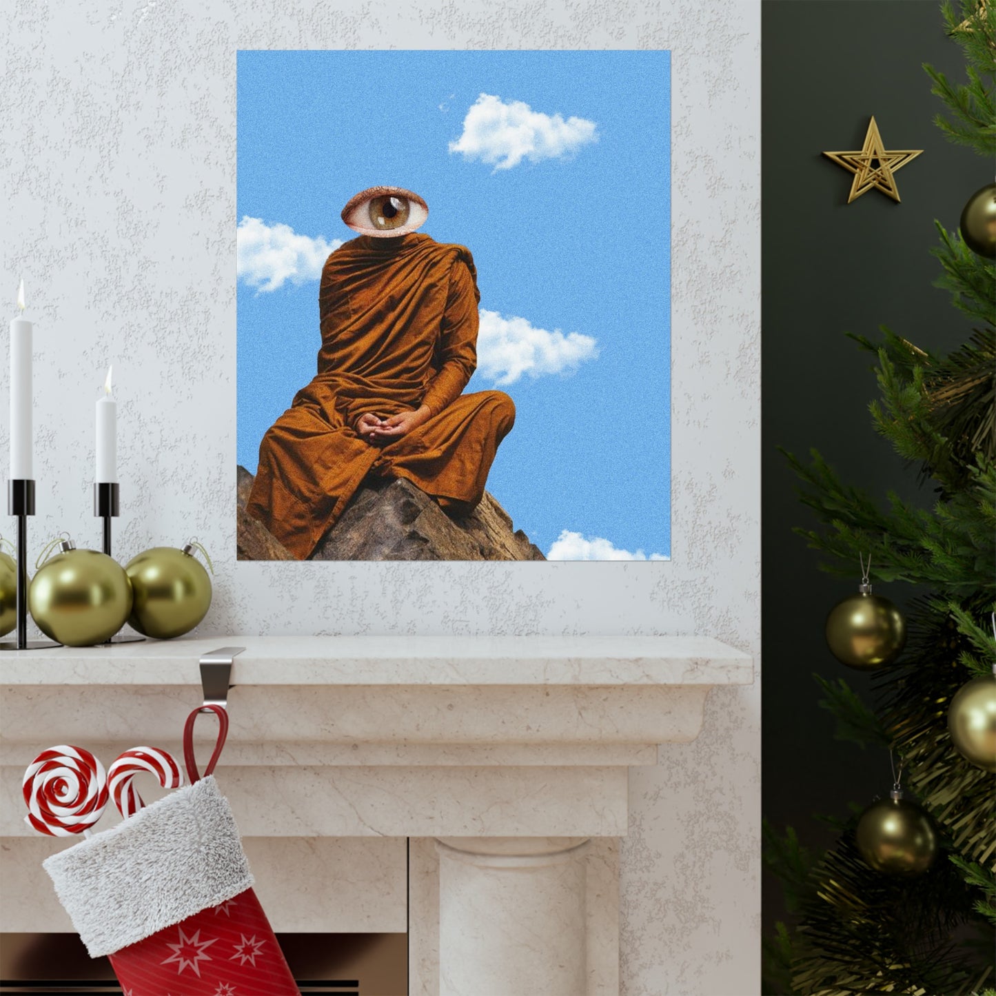 "Spiritual Monk" Art Print