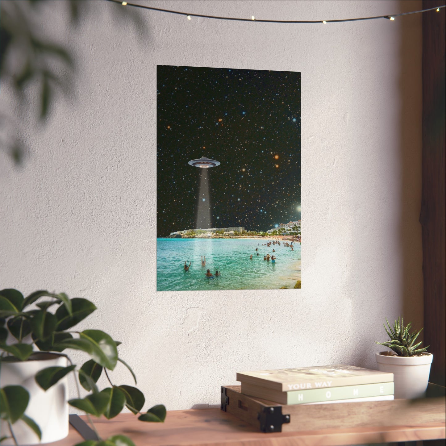 "Night Swim" Art Print