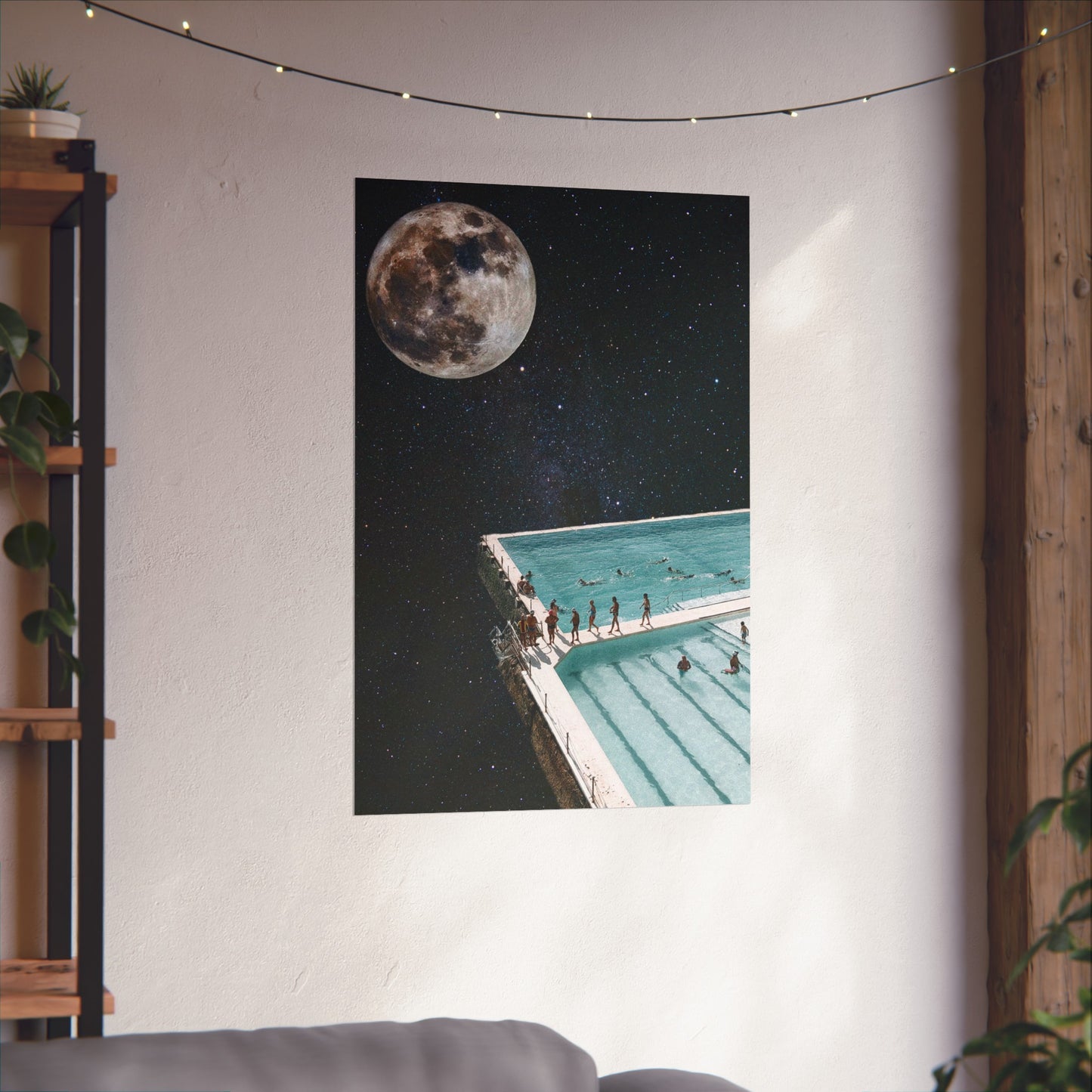 "Space Swimming" Art Print