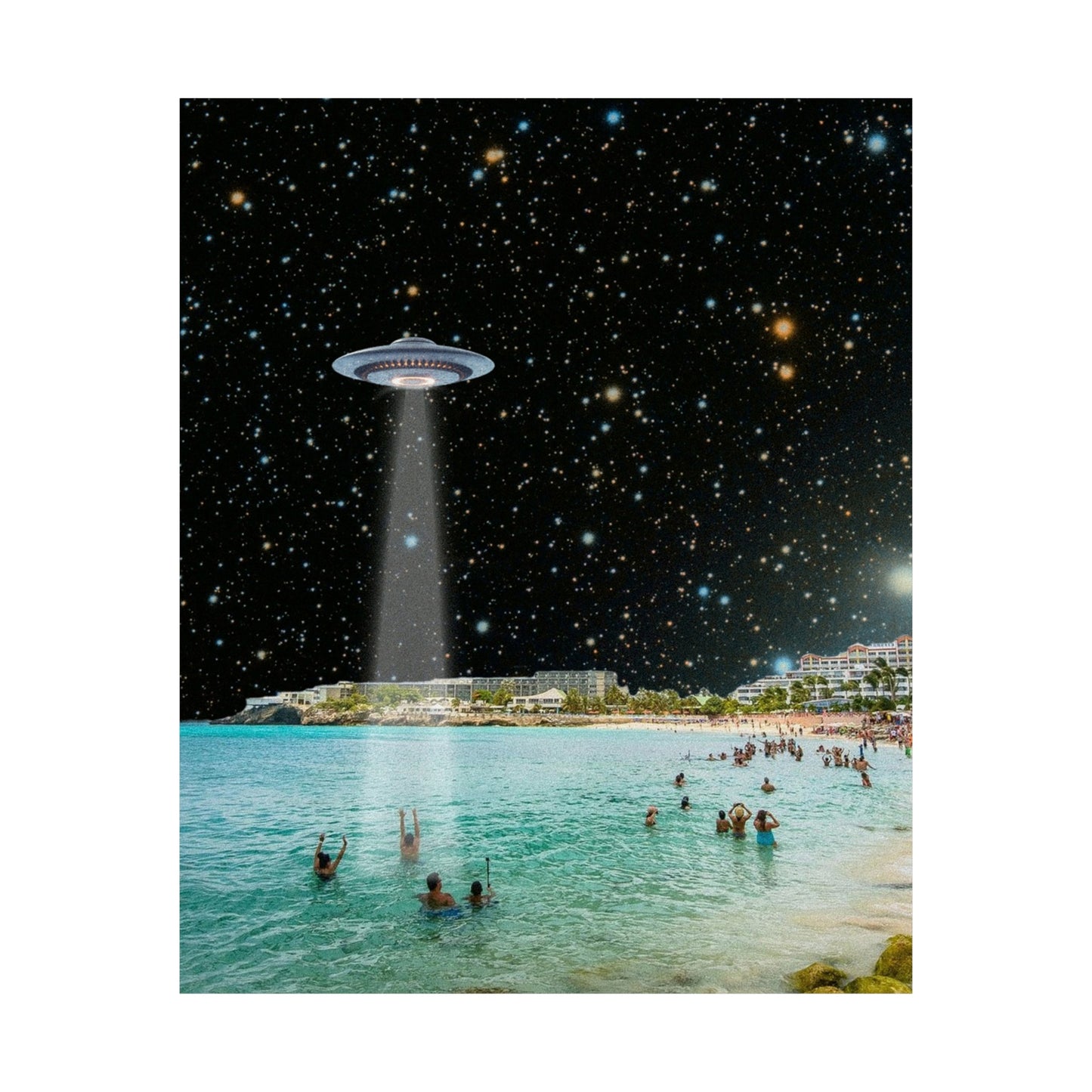 "Night Swim" Art Print