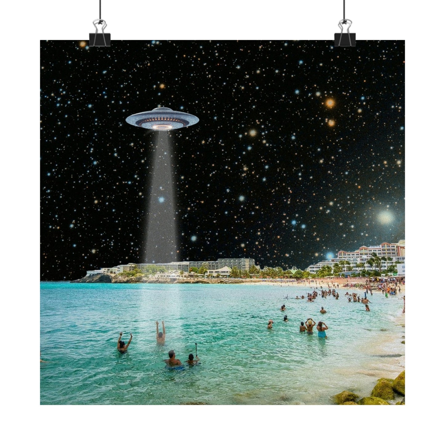 "Night Swim" Art Print