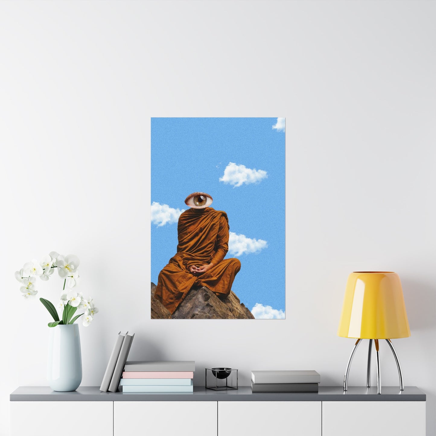 "Spiritual Monk" Art Print