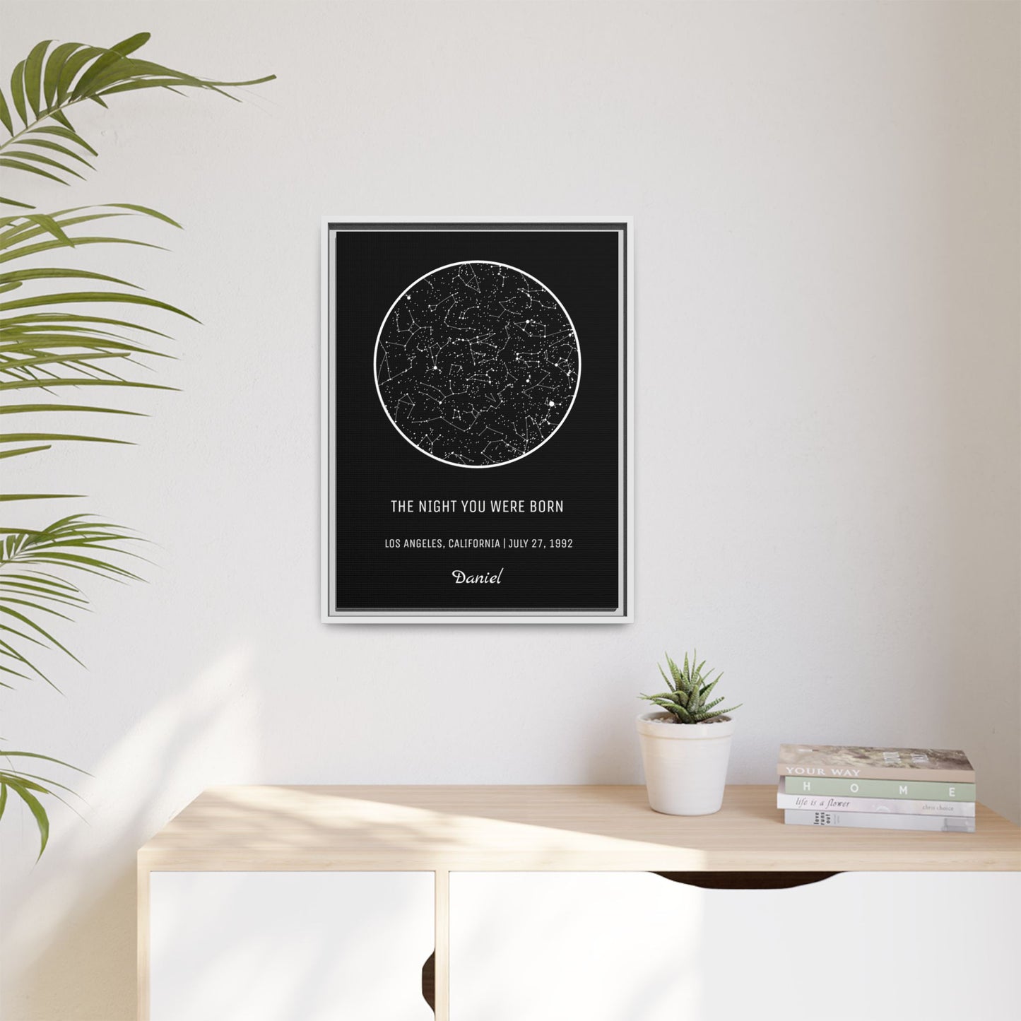 Starry Birthdate Canvas