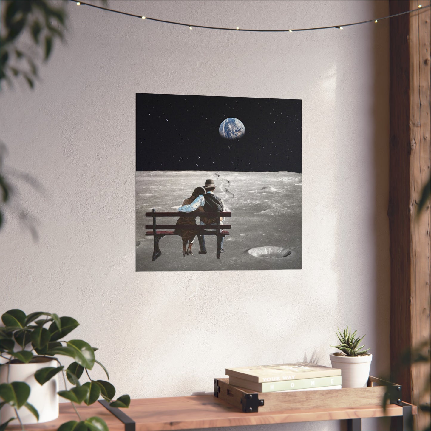 "Fly Me To The Moon" Art Print