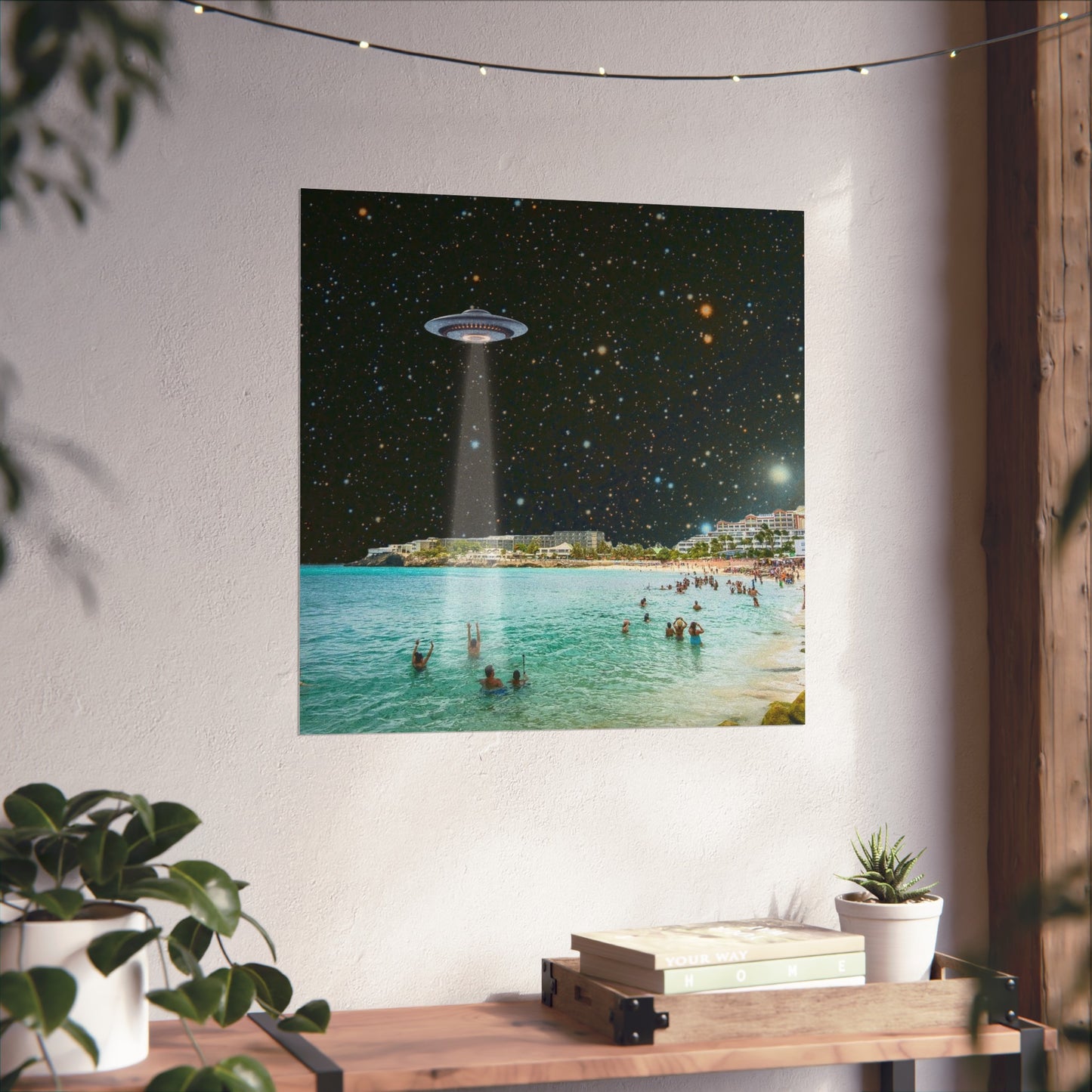 "Night Swim" Art Print