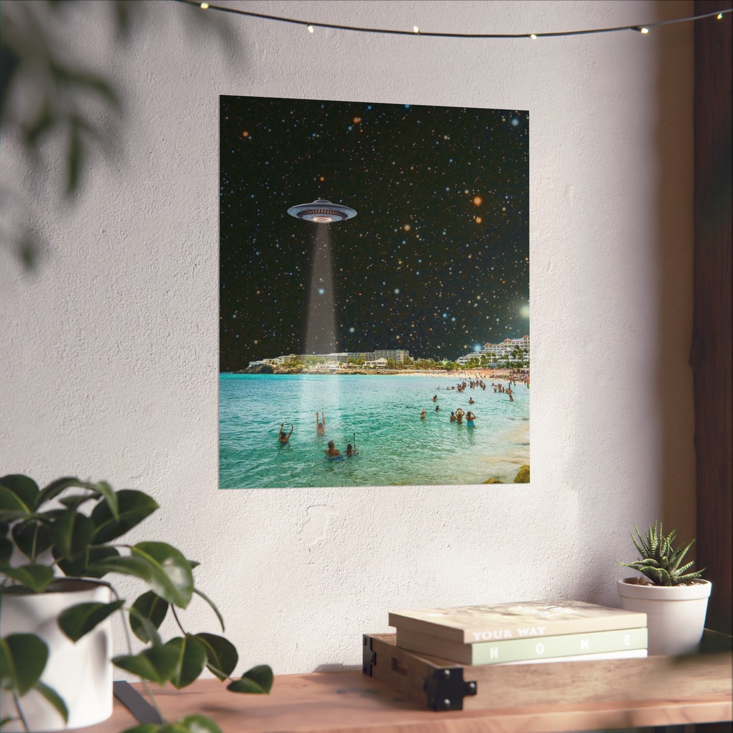 "Night Swim" Art Print