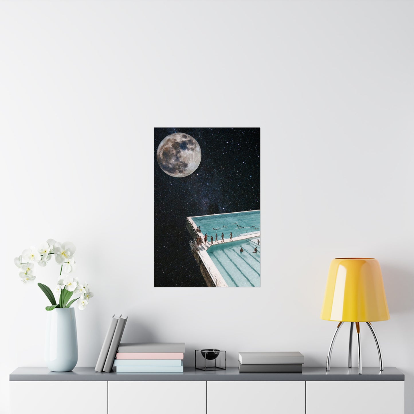 "Space Swimming" Art Print