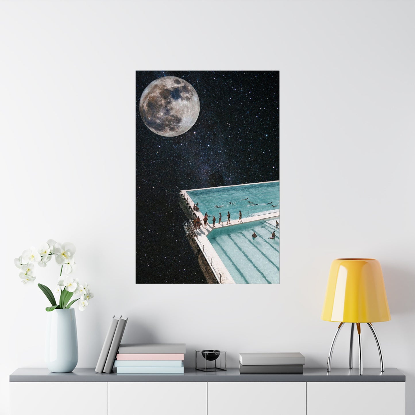 "Space Swimming" Art Print