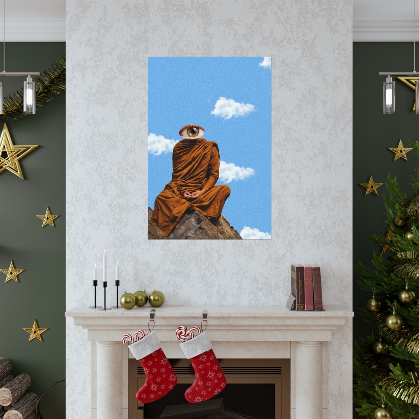 "Spiritual Monk" Art Print