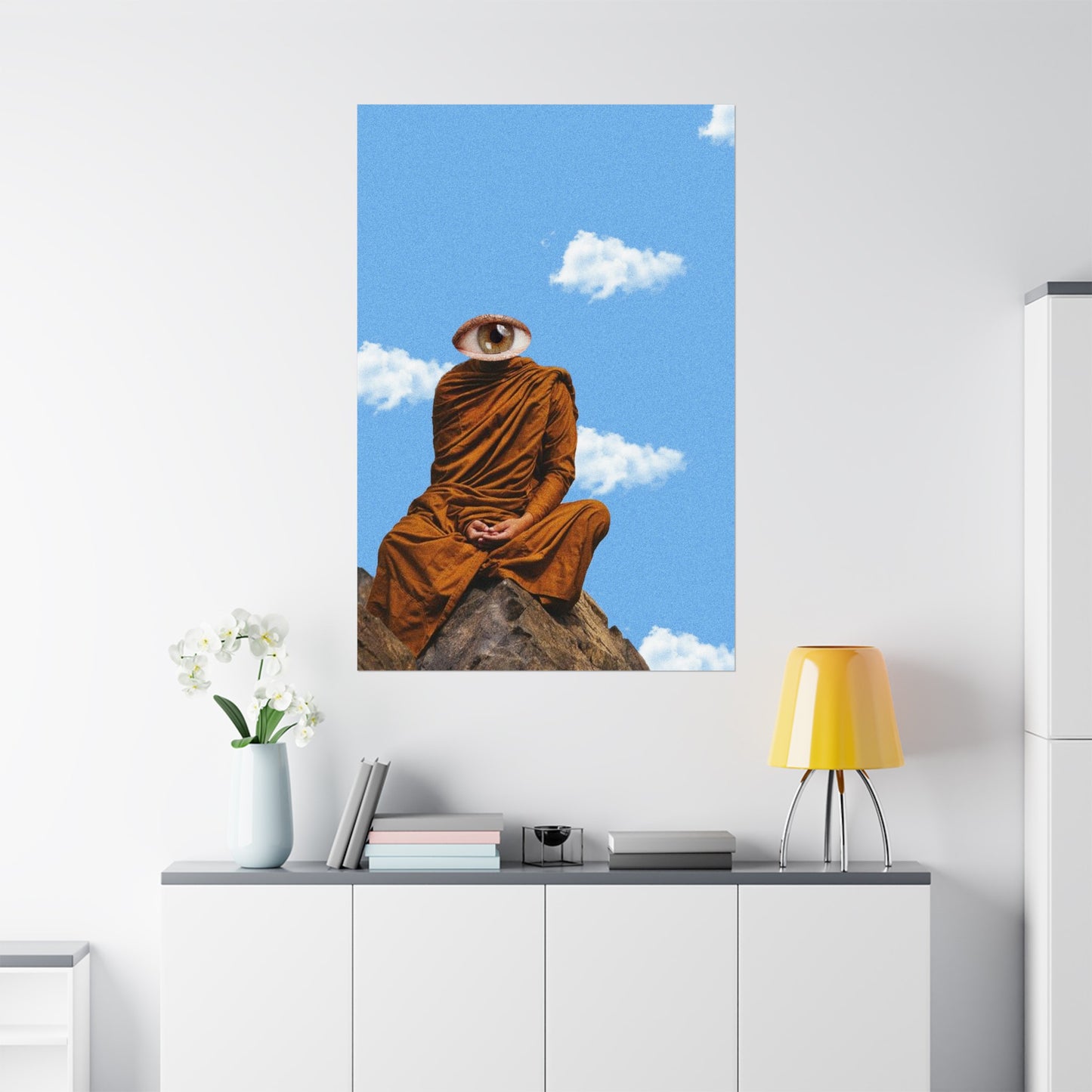 "Spiritual Monk" Art Print