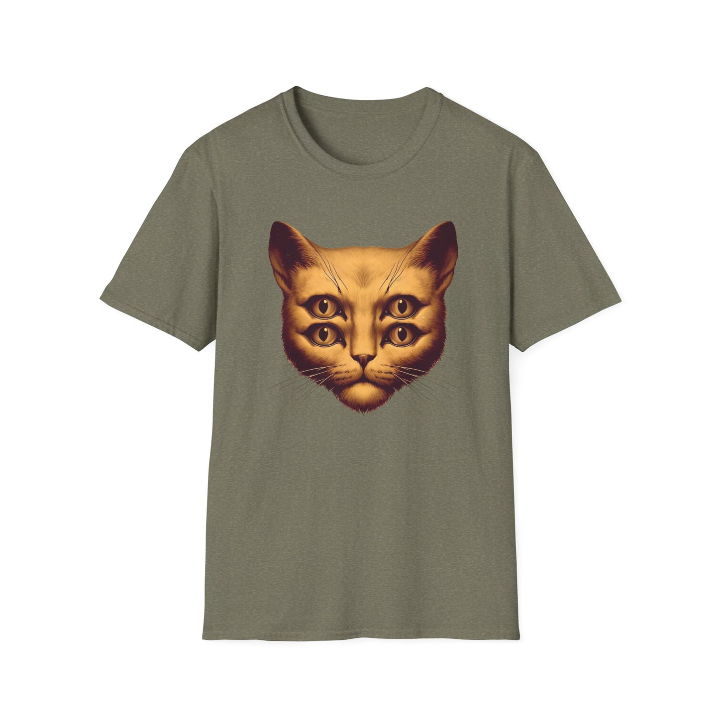 "Psychedelic Cat" T-Shirt